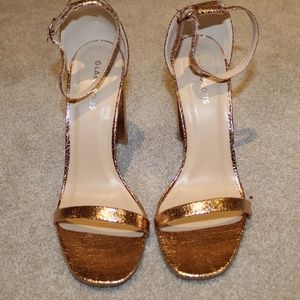 Glamorous Rose Gold High Heels